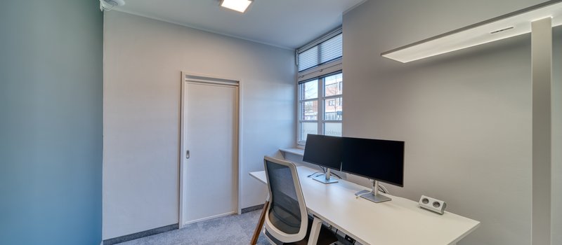 Online-Raum und Einzelbüro